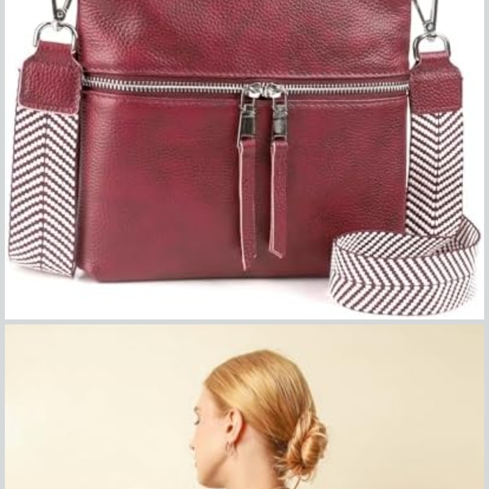 Genuine Leather Tassel Charm Cross Body Bag (32)